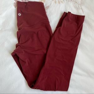 Lululemon align legging in burnt orange